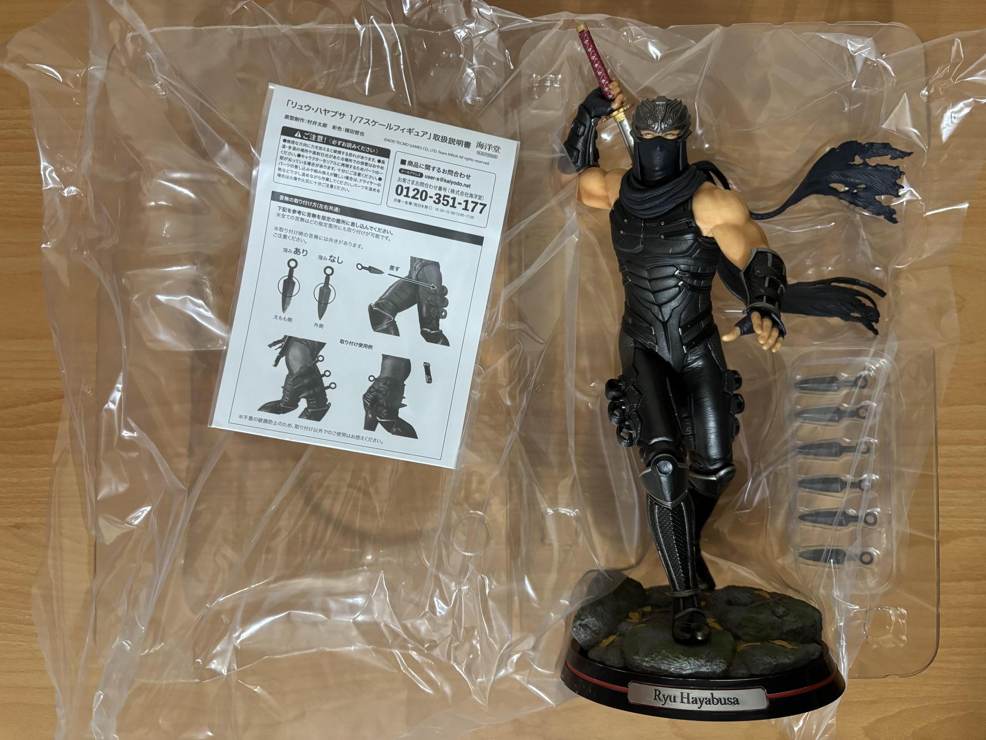 心得】海洋堂KAIYODO - NINJA GAIDEN リュウ・ハヤブサ1/7 スケール
