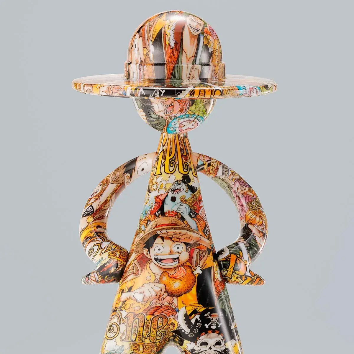金工師　魚住幸雄作（号法光）　砂張銅　佐波理　打鳴　共布共箱　C　R8714 情報】限量收藏・紀念企劃正式登場｜航海王魯夫藝術作品@綜合公仔玩具