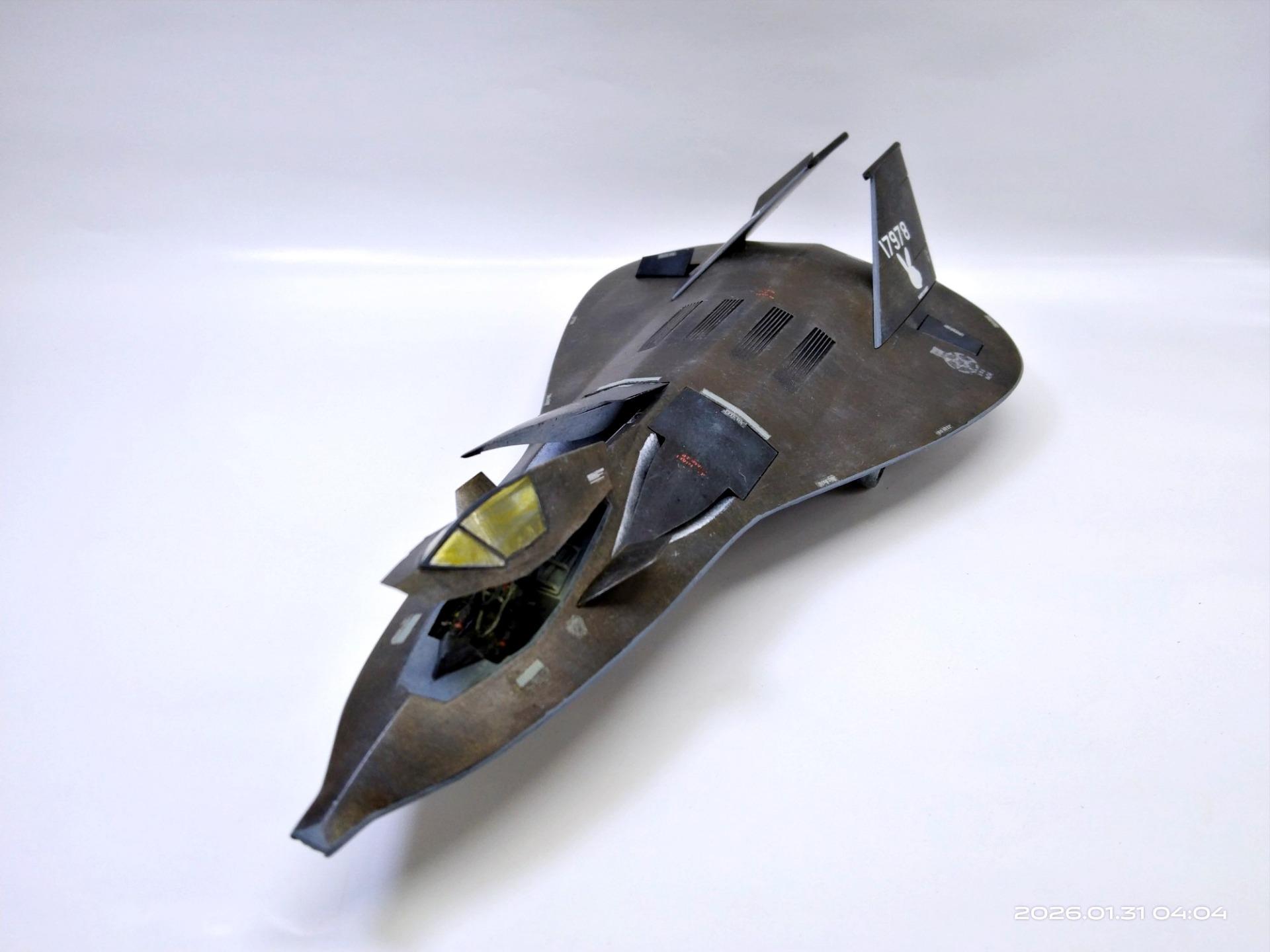 Italeri 1/72 F-19 Stealth Fighter - Ready for Inspection