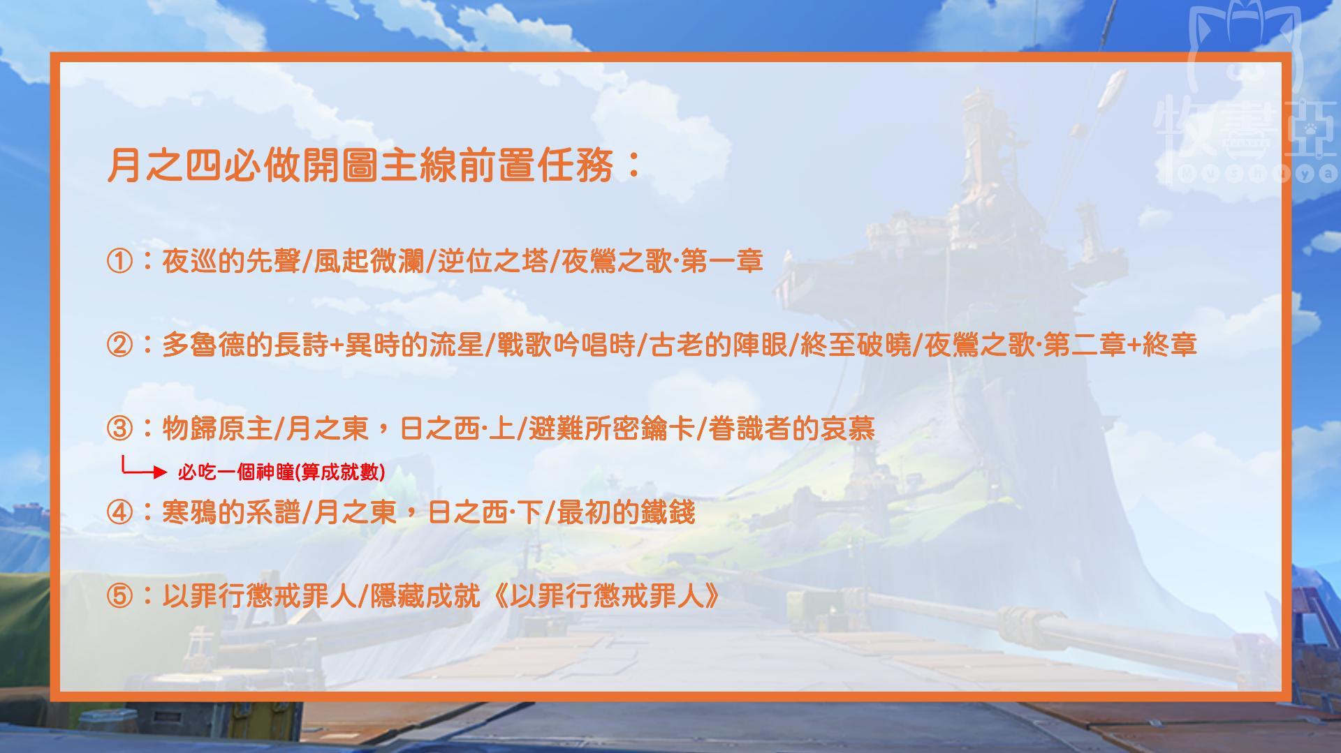 【心得】挪德卡萊月之四一條龍全蒐集（229寶箱成就/80月神瞳/8玉帛/9虹月印磐）虛海望+逐浪野+煙硌山峰｜寶箱｜月神瞳｜玉帛｜虹月印磐