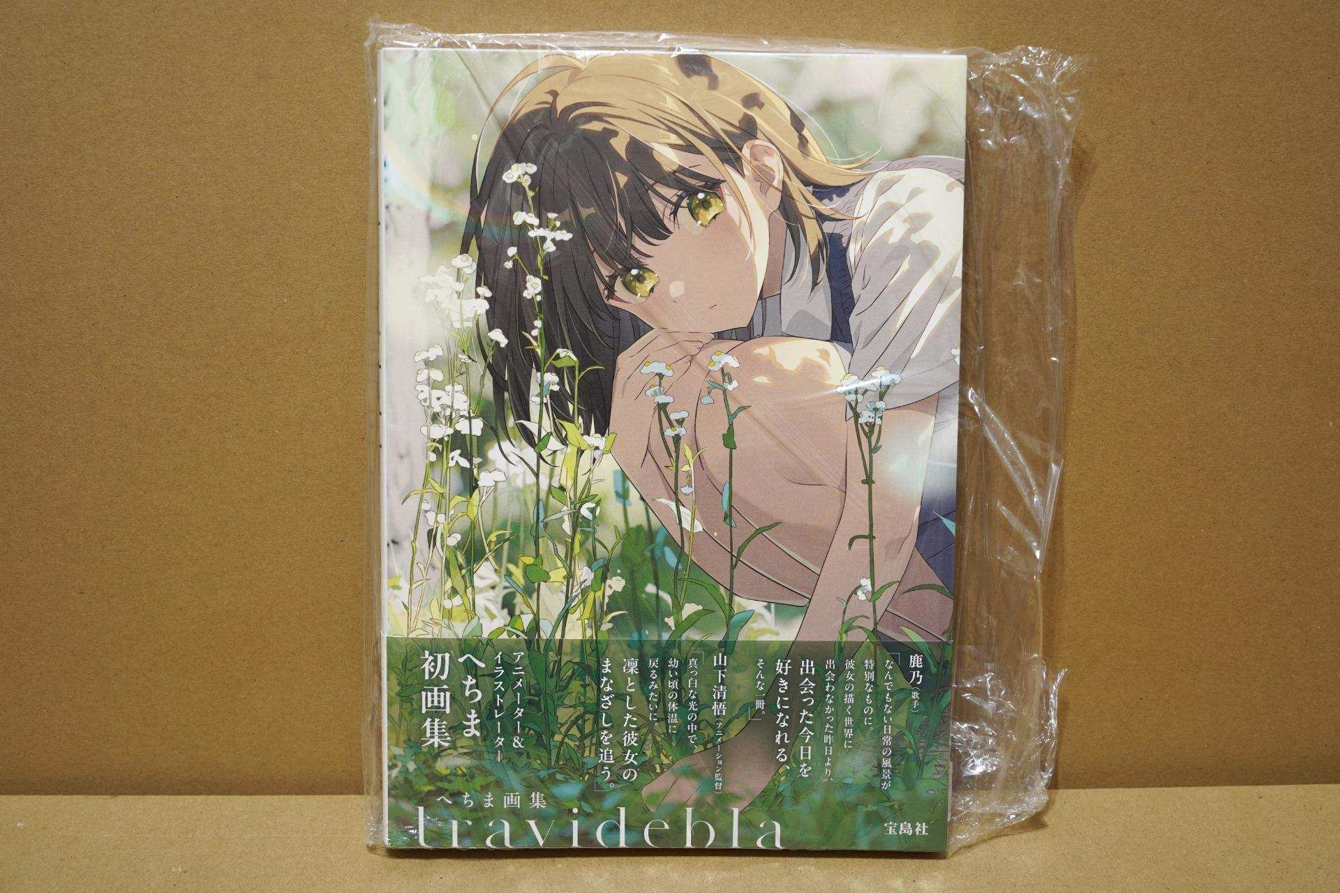 人物畫冊 開箱- 輝耀姬人物設計へちま老師親筆簽名畫集『travidebla