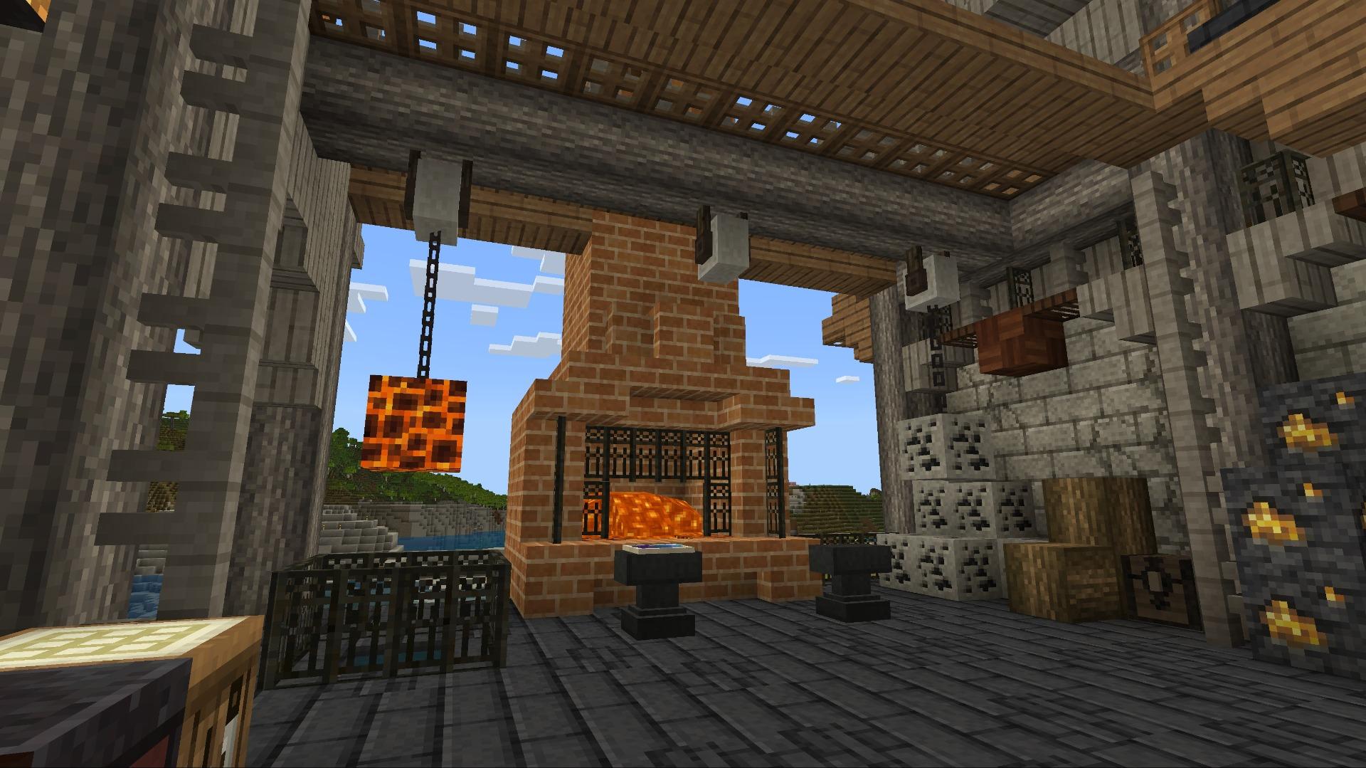 [達人專欄] MINECRAFT 建築 鍛治屋與裝備商店。 - finalm的創作 - 巴哈姆特