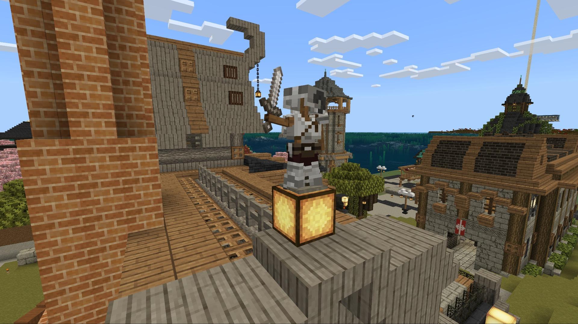 [達人專欄] MINECRAFT 建築 鍛治屋與裝備商店。 - finalm的創作 - 巴哈姆特