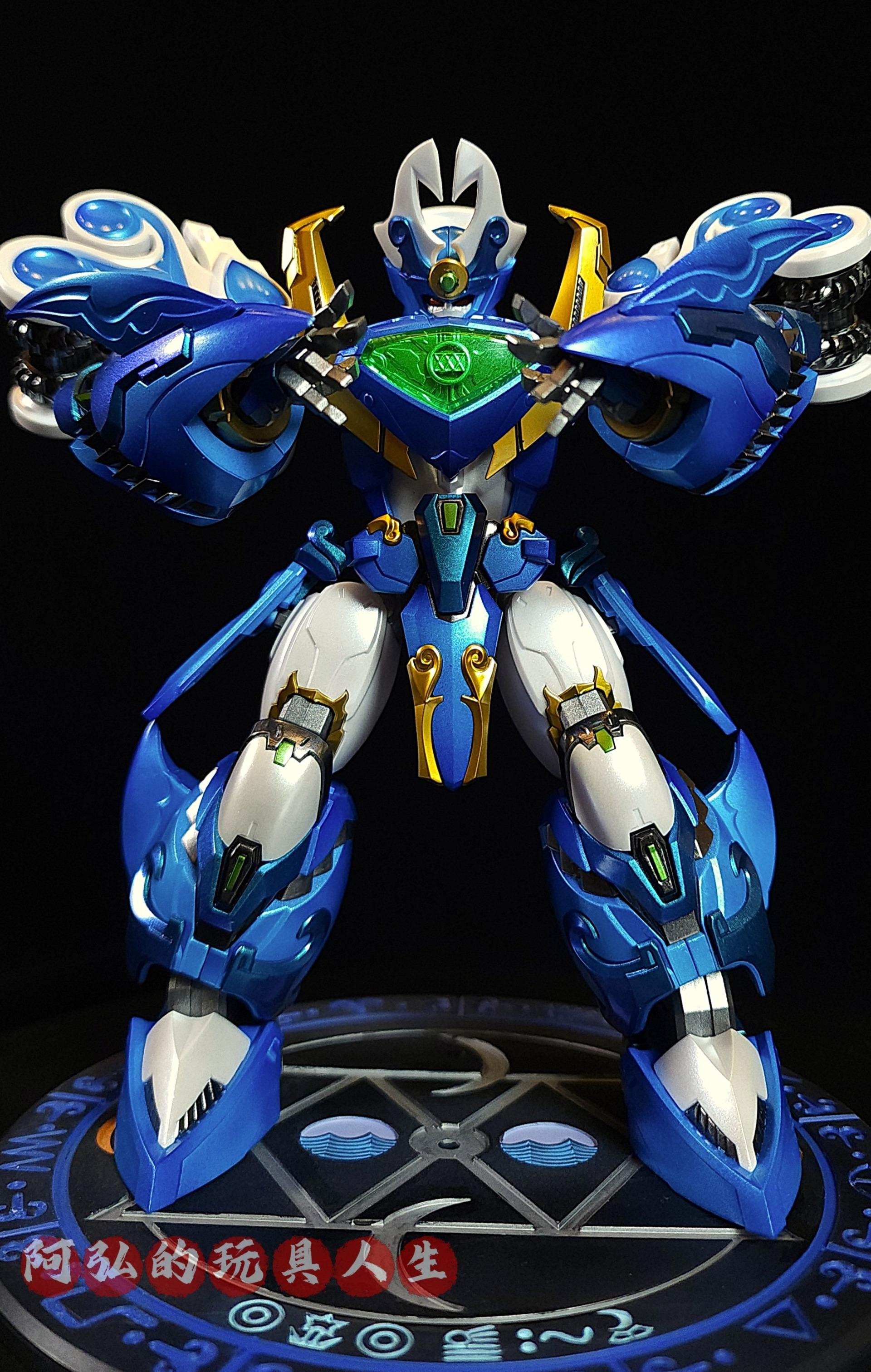 【作品分享】MODEROID King’s Style 無敵水王 魔動水王 仿王金版 金屬塗裝 魔動王 @模型技術與資訊 哈啦板 - 巴哈姆特