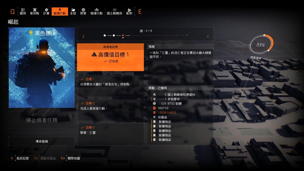 【問題】【劇透注意】Y8S1/TU27 獵捕行動 崛起 Rise Up 偵查任務 每週統整 @湯姆克蘭西：全境封鎖 系列 哈啦板 - 巴哈姆特