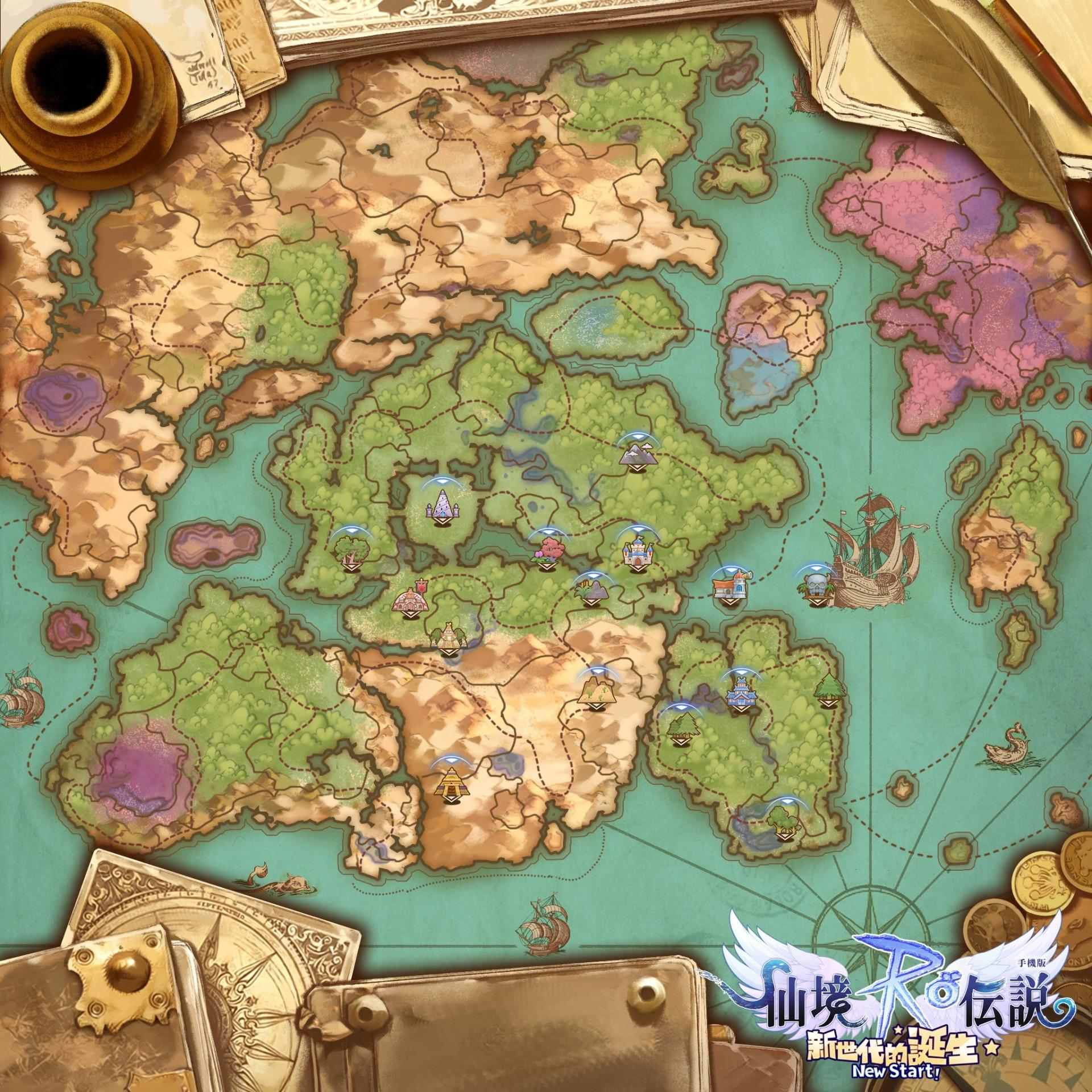 最近才發現RO手遊新世代誕生的大地圖 - vic12348的創作 - 巴哈姆特