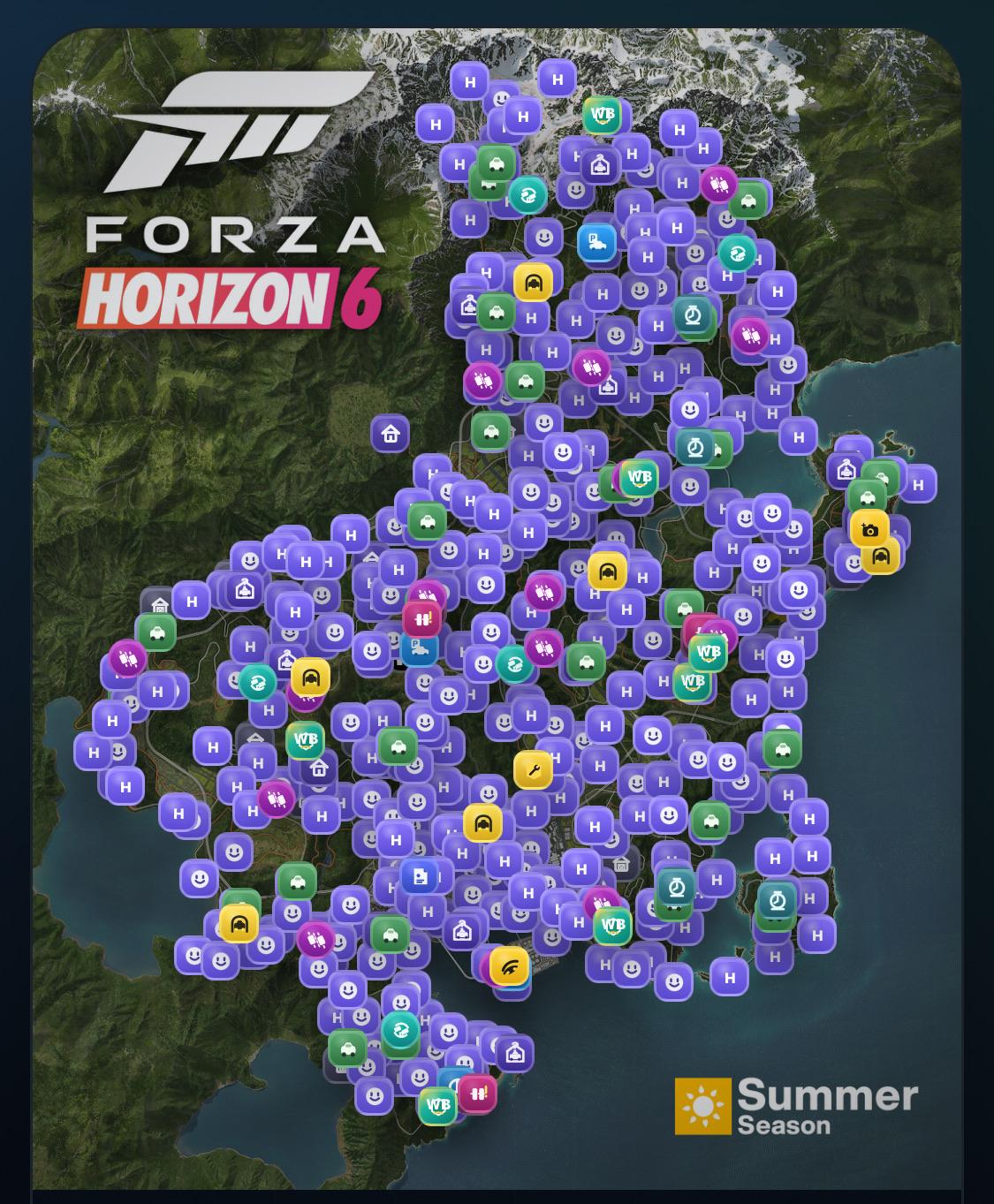 【攻略】Forza Horizon 6地圖小工具 @極限競速 哈啦板 - 巴哈姆特