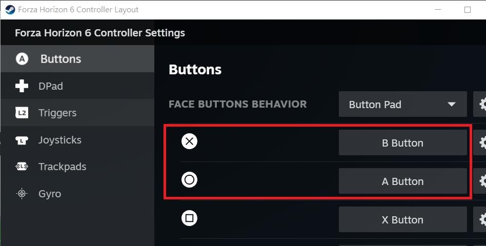 【問題】FH6 用PS4/5手把的玩定, 能把O設為[選擇], X設為[返回] 嗎? (附方法) @極限競速 哈啦板 - 巴哈姆特