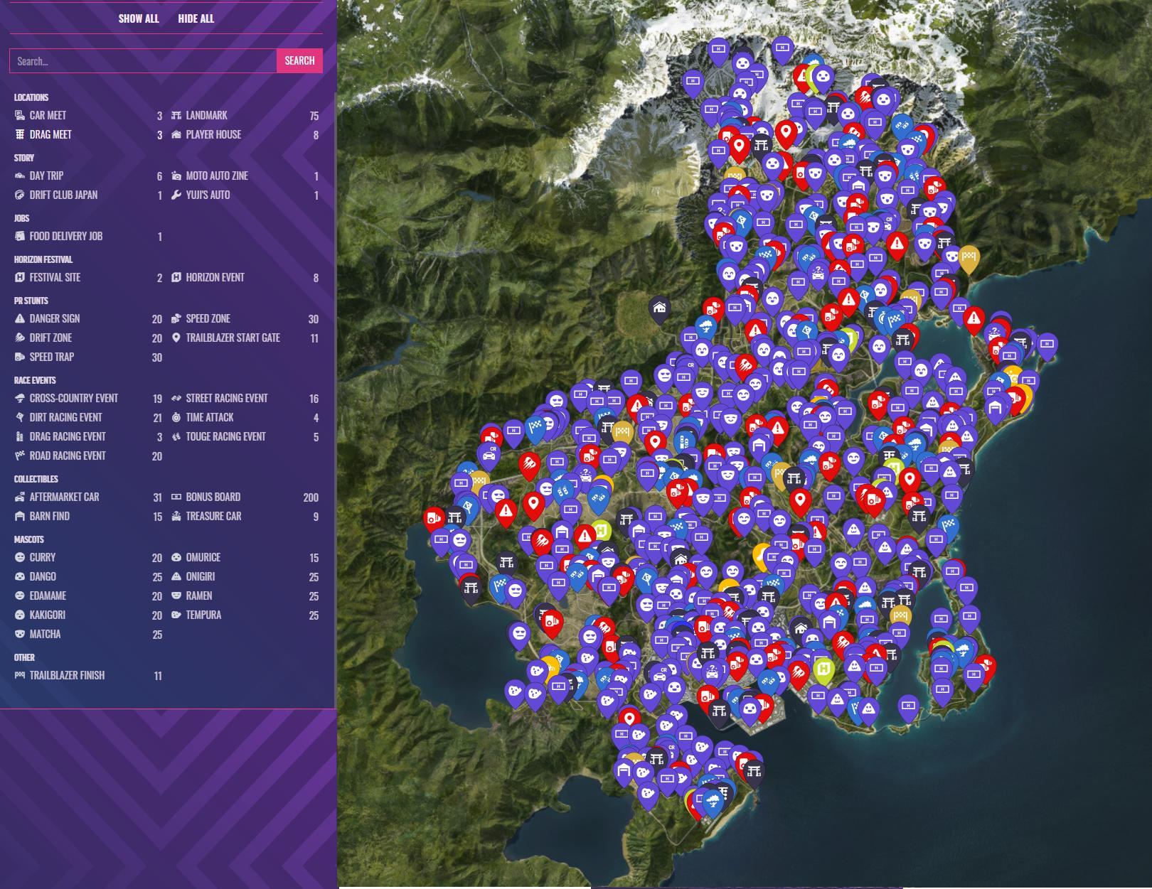 【攻略】Forza Horizon 6地圖小工具 @極限競速 哈啦板 - 巴哈姆特