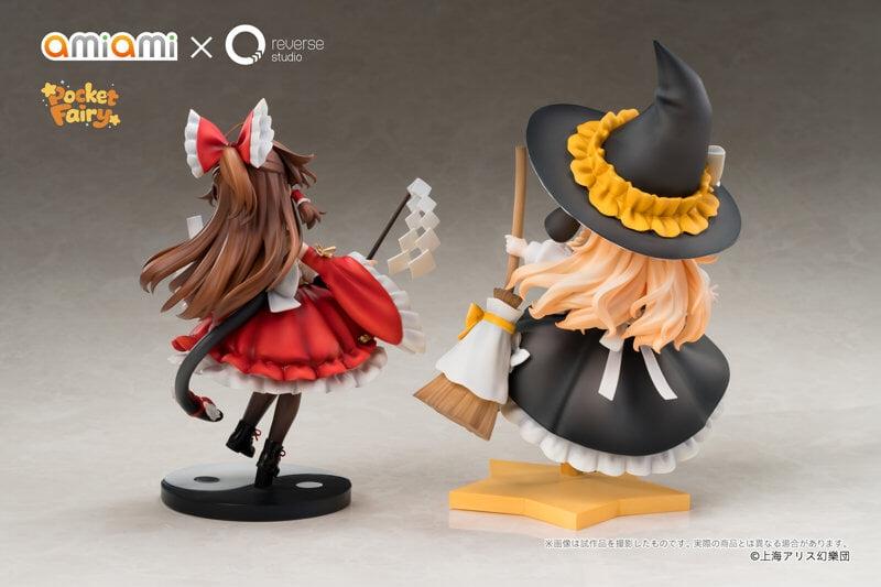 情報】東方Project 手のひら精霊博麗霊夢&霧雨魔理沙模型開訂@東方